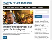 Tablet Screenshot of jogospro.com.br